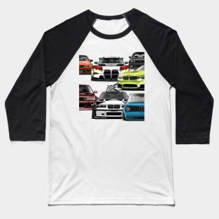 bmw m3 m4 evolution Baseball T-Shirt